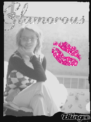 moi en mode glamour.